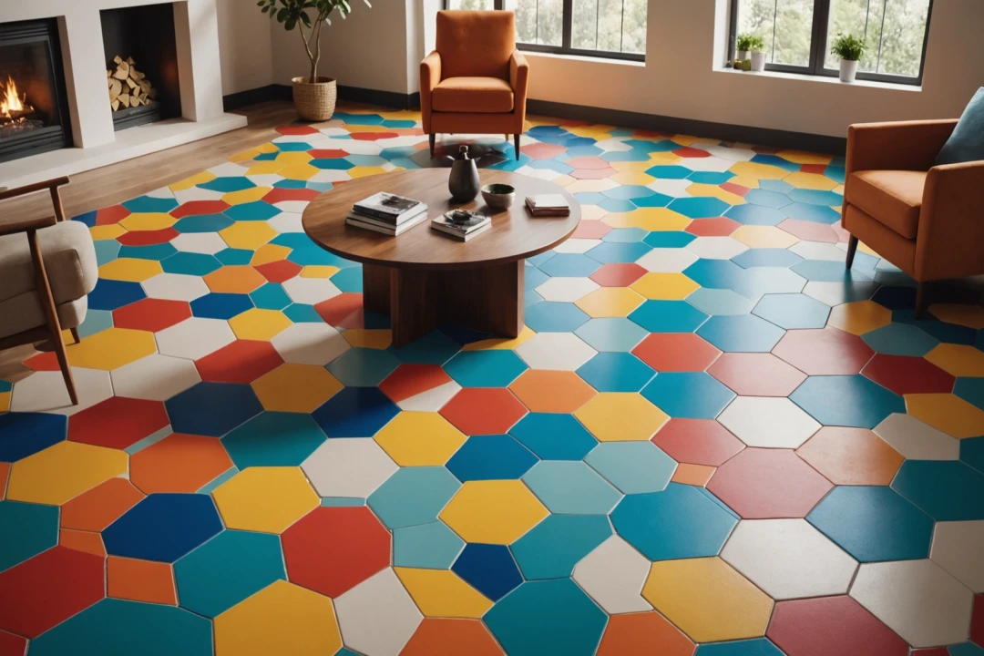 Solutions innovantes pour vos sols : dalles clipsables colorées