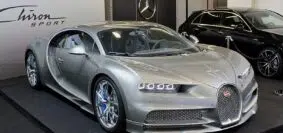 Photographie d’une Bugatti Chiron Sport illustrant l’article d’Adesa sur les voitures de série les plus rapides du monde