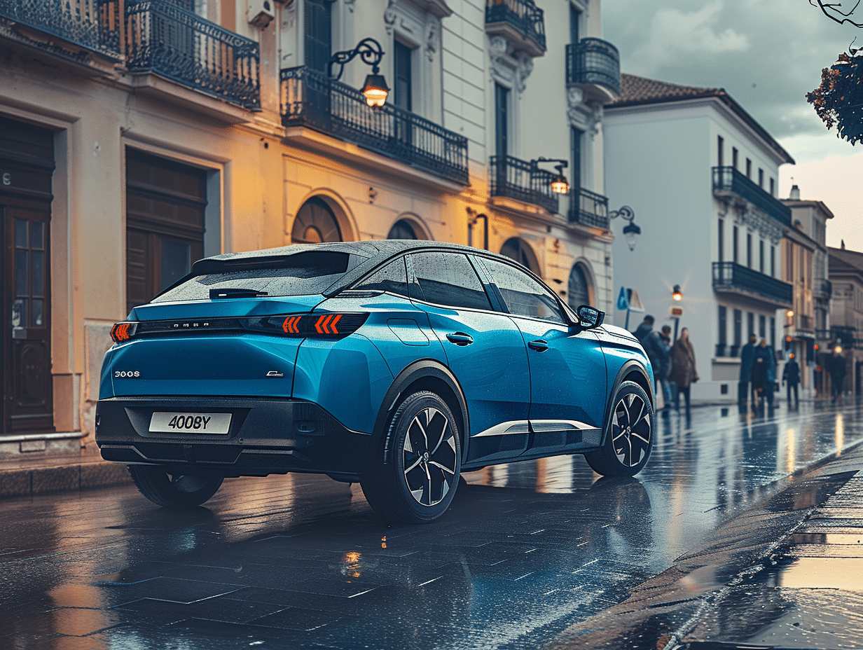 Peugeot 4008 2024 découvrez le design du nouveau SUV coupé Moteur Mag